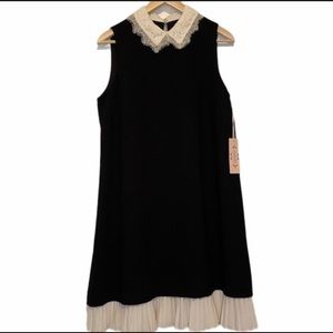 Nanette Lepore Lace Collar Shift Dress Size 8 New